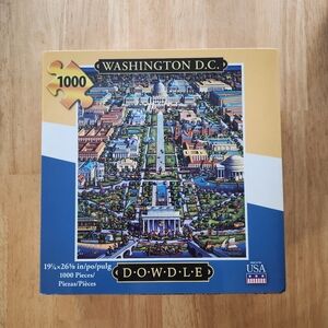Dowdle Folk Art Jigsaw Puzzle Washington D.C. 1000 pieces